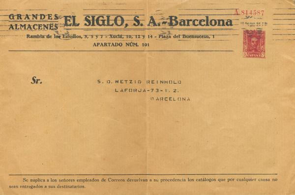 837 | Postal Stationery. Private Postal Stationery