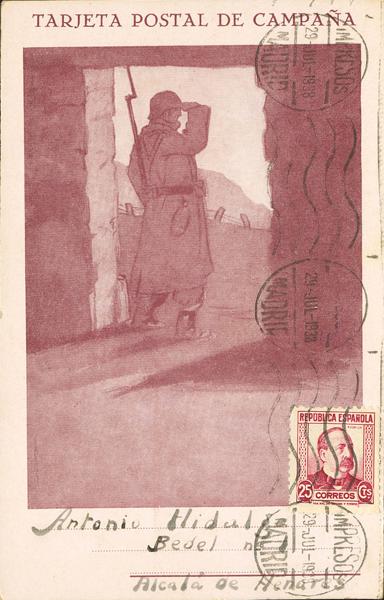 844 | Civil War. Republican Postcard