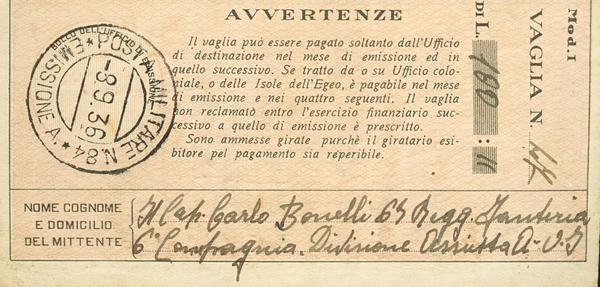 381 | Italy. Military Post Offices