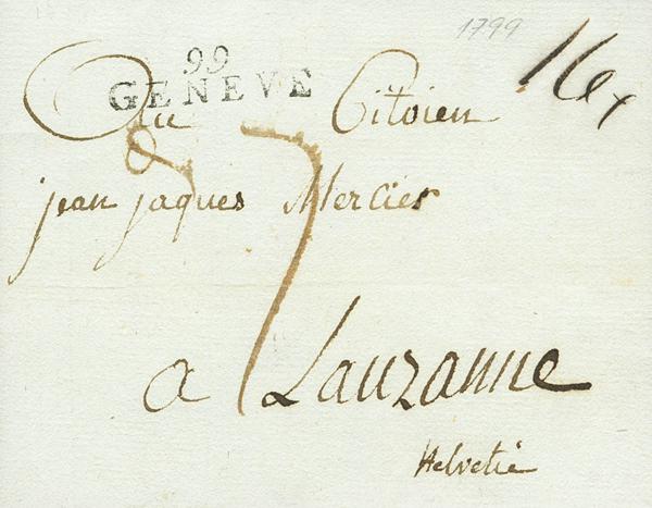 460 | Switzerland. Prephilately