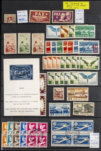 484 | Switzerland. Lots and Collections