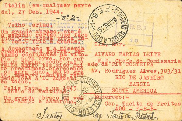 538 | Brazil. Military Post Offices