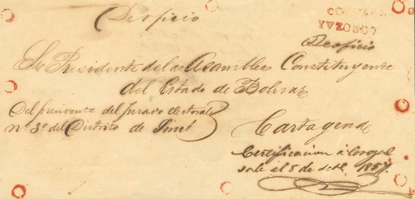 554 | Colombia. Prephilately