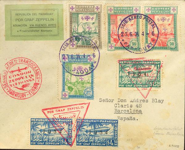 645 | Paraguay. Airmail