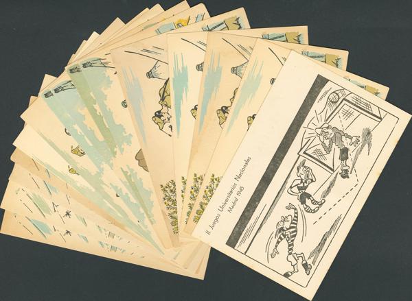 1454 | Civil War. Nationalist Postcard