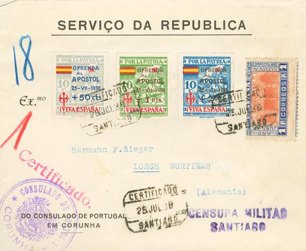 1496 | Civil War. Local Stamps