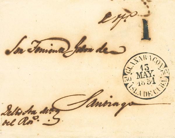 1584 | Cuba. Prefilatelia