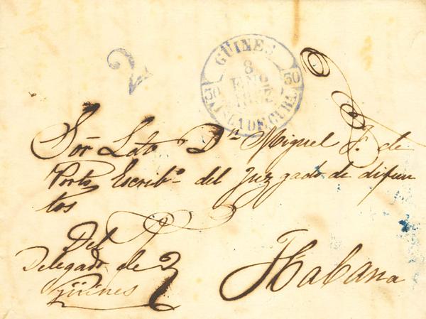 1585 | Cuba. Prefilatelia