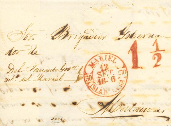 1587 | Cuba. Prefilatelia