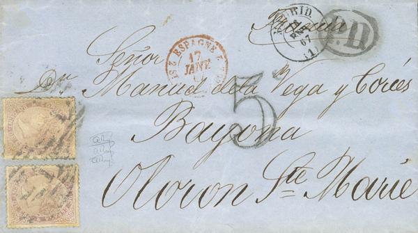 488 | Spain. Postal Forgery