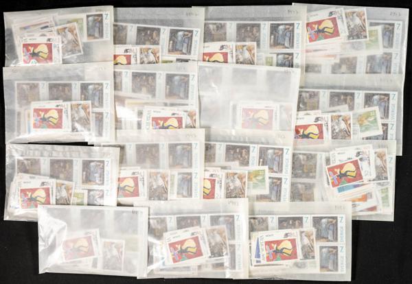 1004 | Tema Europa. Stock de Series y Sellos