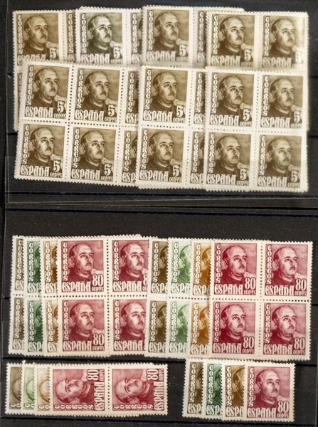 109 | Spanish Collection. Sets and stamps stock