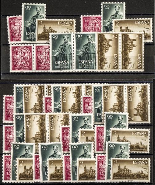 125 | Spanish Collection. Sets and stamps stock