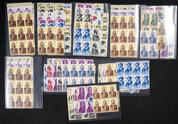 142 | Spanish Collection. Sets and stamps stock