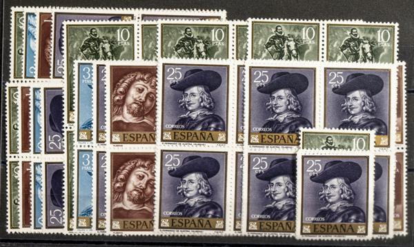 144 | Spanish Collection. Sets and stamps stock