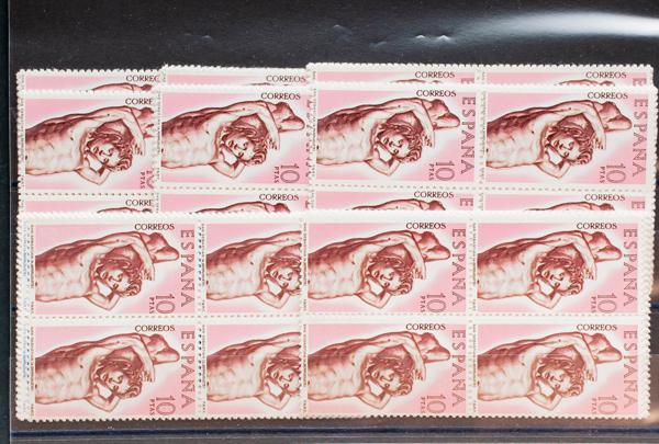 145 | Spanish Collection. Sets and stamps stock