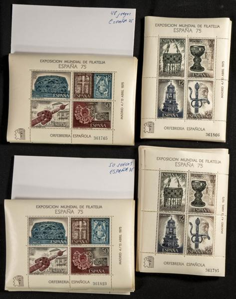 149 | Spanish Collection. Sets and stamps stock