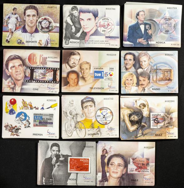 157 | Spanish Collection. Sets and stamps stock