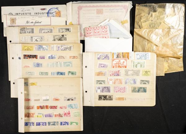434 | Spanish Collection Various. Postal Fiscal Stamp