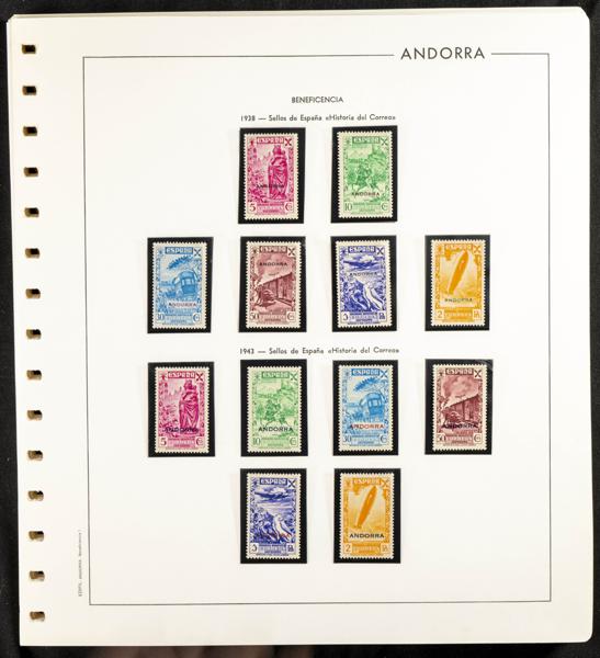468 | Andorra. Lots and Collections. Colonies