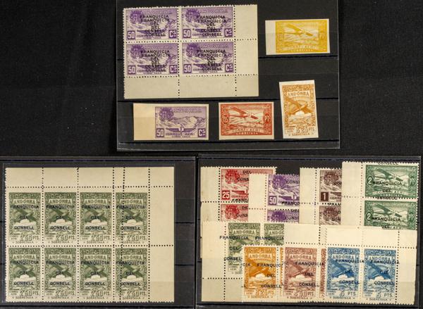 470 | Andorra. Lots and Collections. Colonies