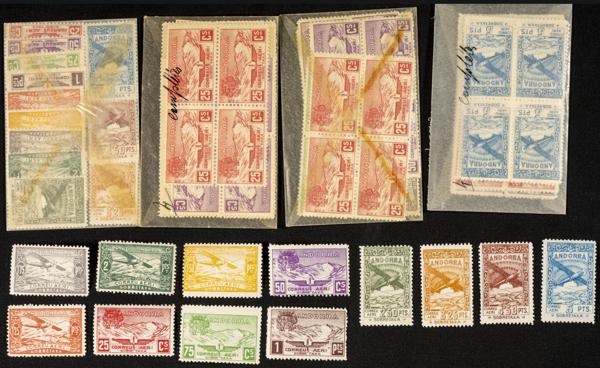 471 | Andorra. Lots and Collections. Colonies