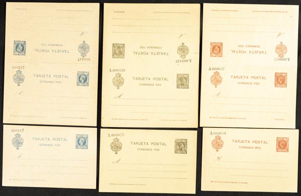 484 | Fernando Poo. Lots and Collections. Colonies