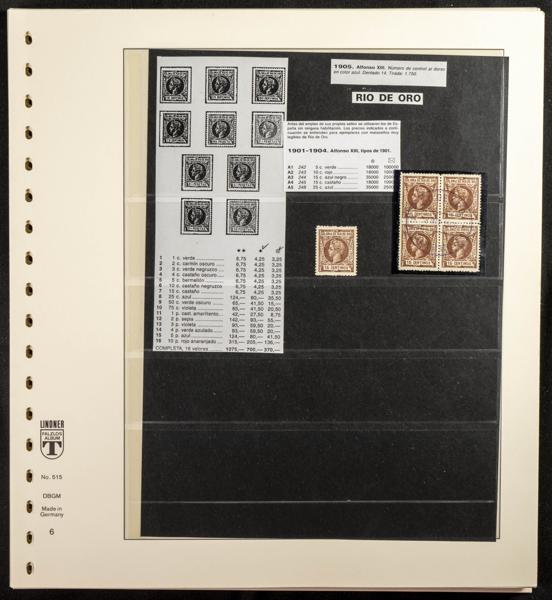 516 | Rio de Oro. Lots and Collections. Colonies