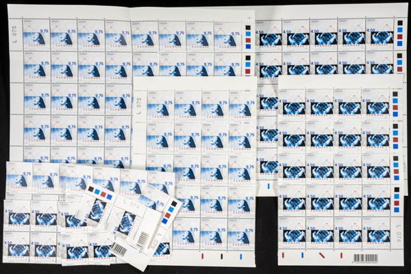 550 | Denmark. Sets and stamps stock