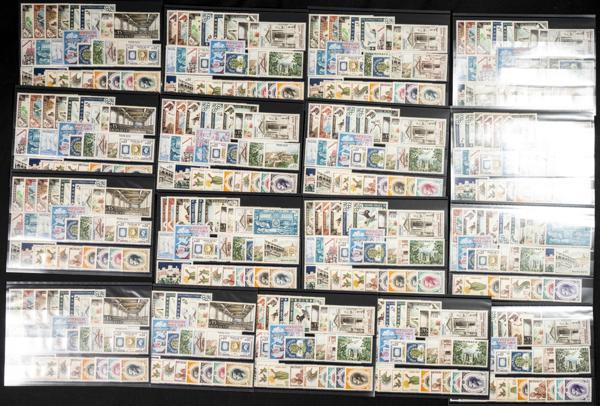 587 | Mónaco. Stock de Series y Sellos