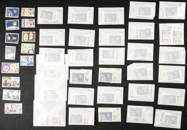 592 | Mónaco. Stock de Series y Sellos