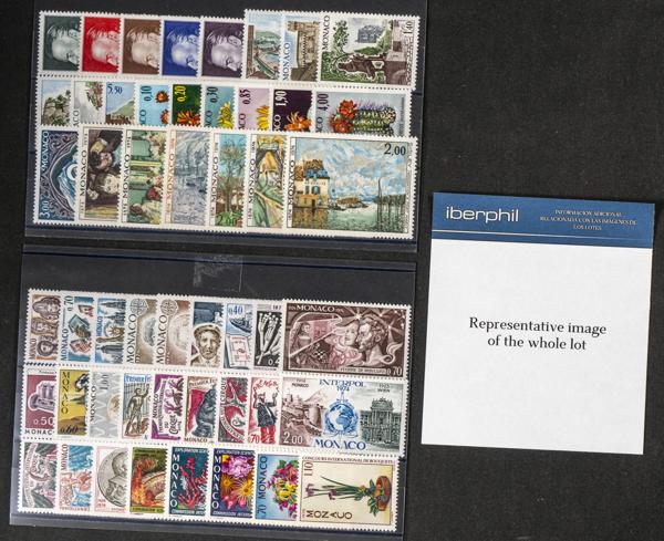 601 | Mónaco. Stock de Series y Sellos