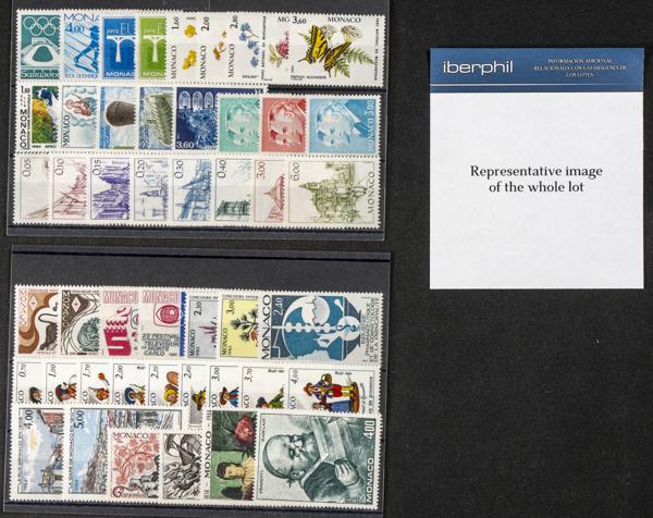 611 | Mónaco. Stock de Series y Sellos