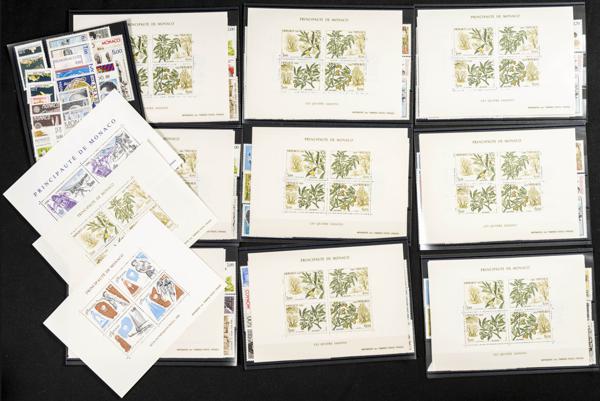 615 | Mónaco. Stock de Series y Sellos