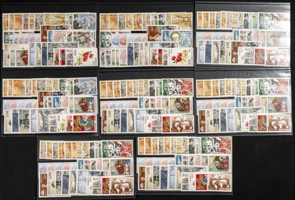 616 | Mónaco. Stock de Series y Sellos