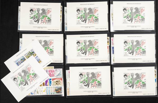 617 | Mónaco. Stock de Series y Sellos