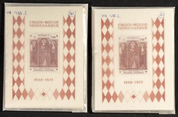 621 | Mónaco. Stock de Series y Sellos