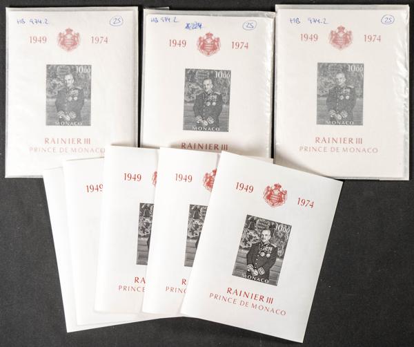 622 | Mónaco. Stock de Series y Sellos