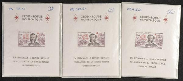 623 | Mónaco. Stock de Series y Sellos