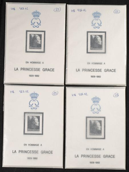 627 | Mónaco. Stock de Series y Sellos