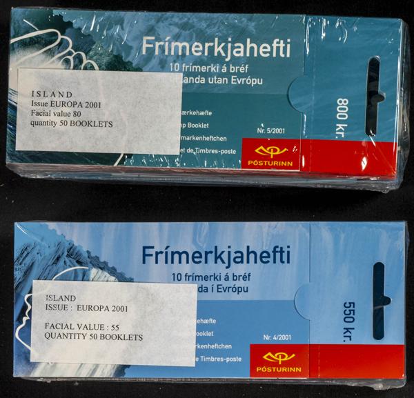649 | Islandia. Stock de Series y Sellos