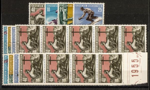 658 | Liechtenstein. Stock de Series y Sellos