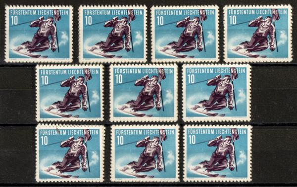 659 | Liechtenstein. Stock de Series y Sellos