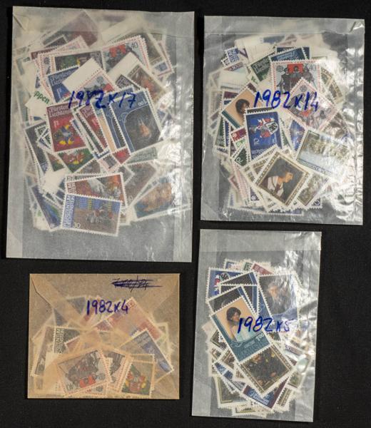 686 | Liechtenstein. Stock de Series y Sellos