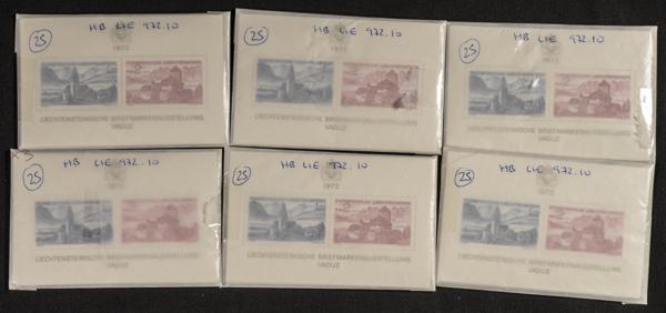 699 | Liechtenstein. Stock de Series y Sellos
