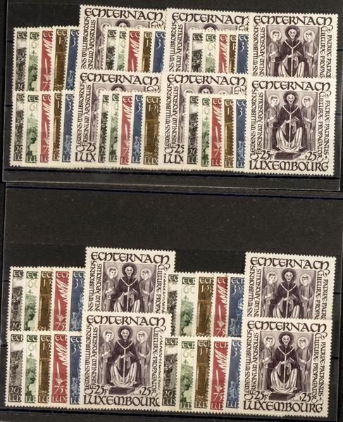 710 | Luxembourg. Sets and stamps stock