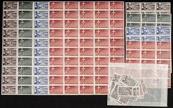 711 | Luxembourg. Sets and stamps stock