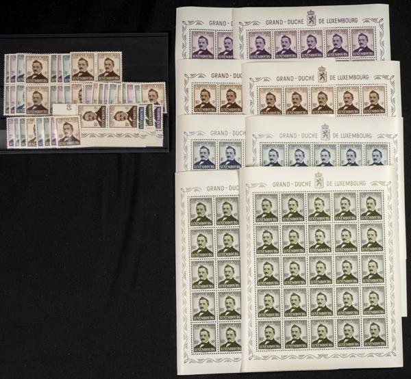 715 | Luxembourg. Sets and stamps stock