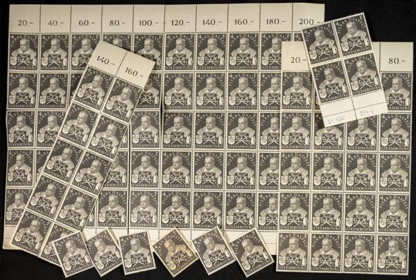 721 | Luxembourg. Sets and stamps stock