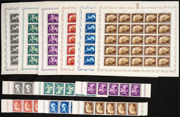722 | Luxembourg. Sets and stamps stock